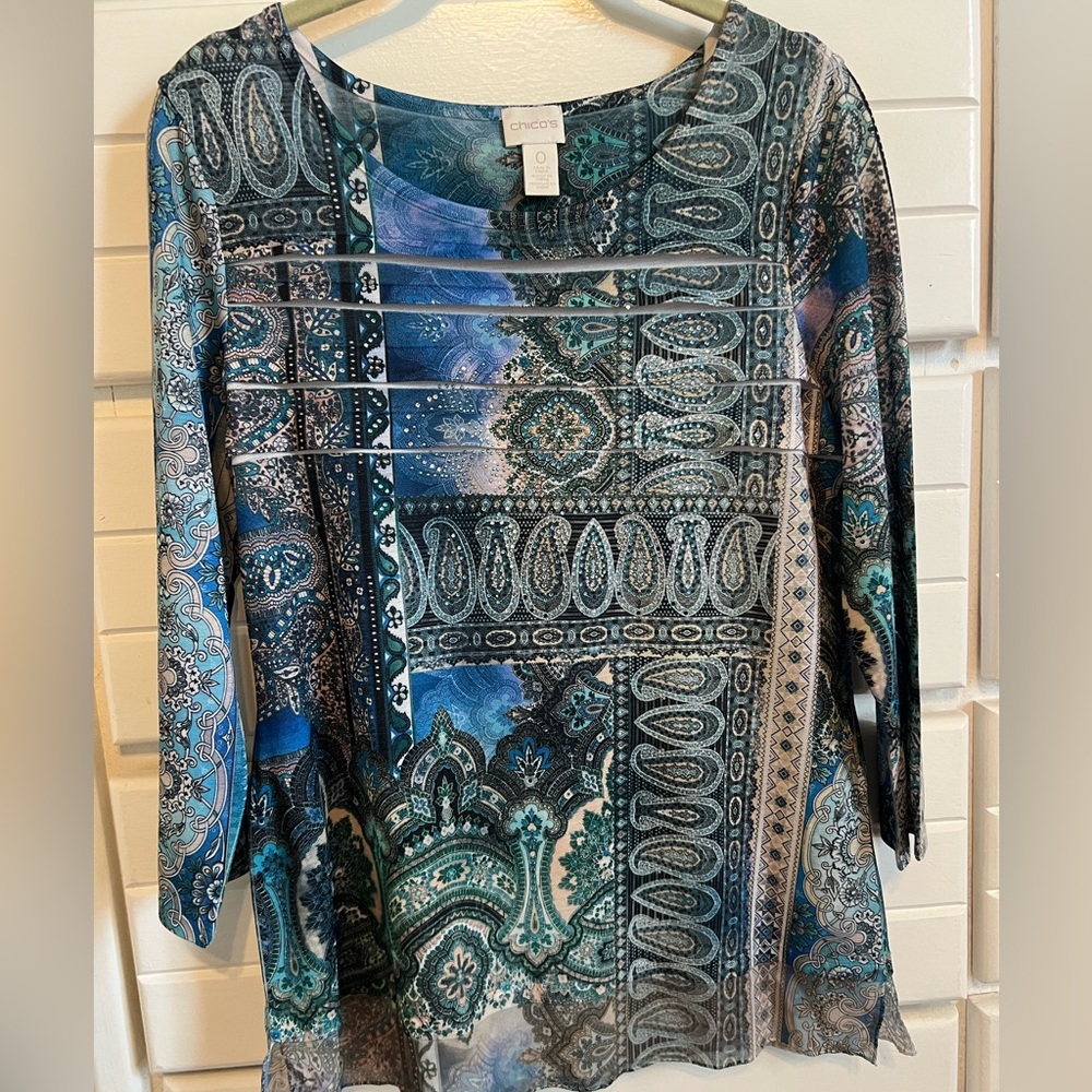 Chico’s bedazzled blouse